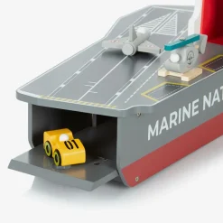 Grey Wooden Aircraft Carrier Toy (54cm)