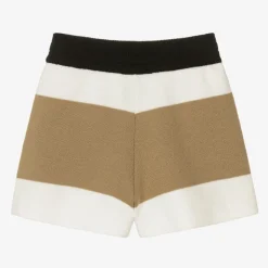 Icon Stripe Merino Wool Baby Shorts