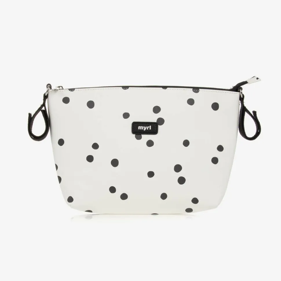 Ivory & Black Spot Stroller Bag (33cm)