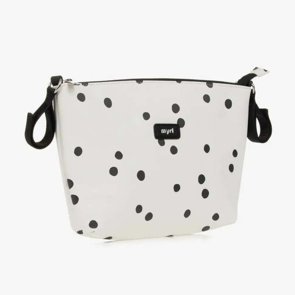 Ivory & Black Spot Stroller Bag (33cm)