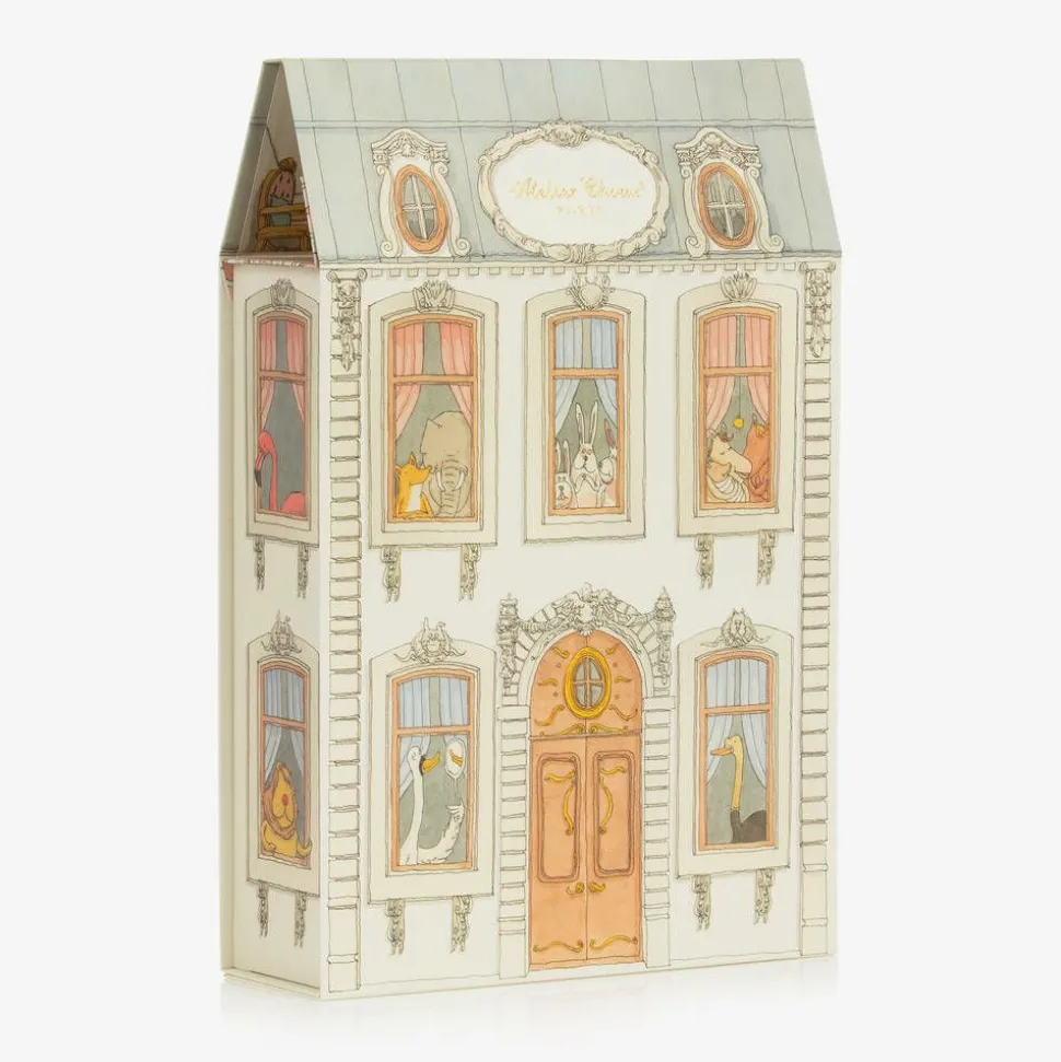 Ivory & Blue Organic Cotton Swaddles (3 Pack)