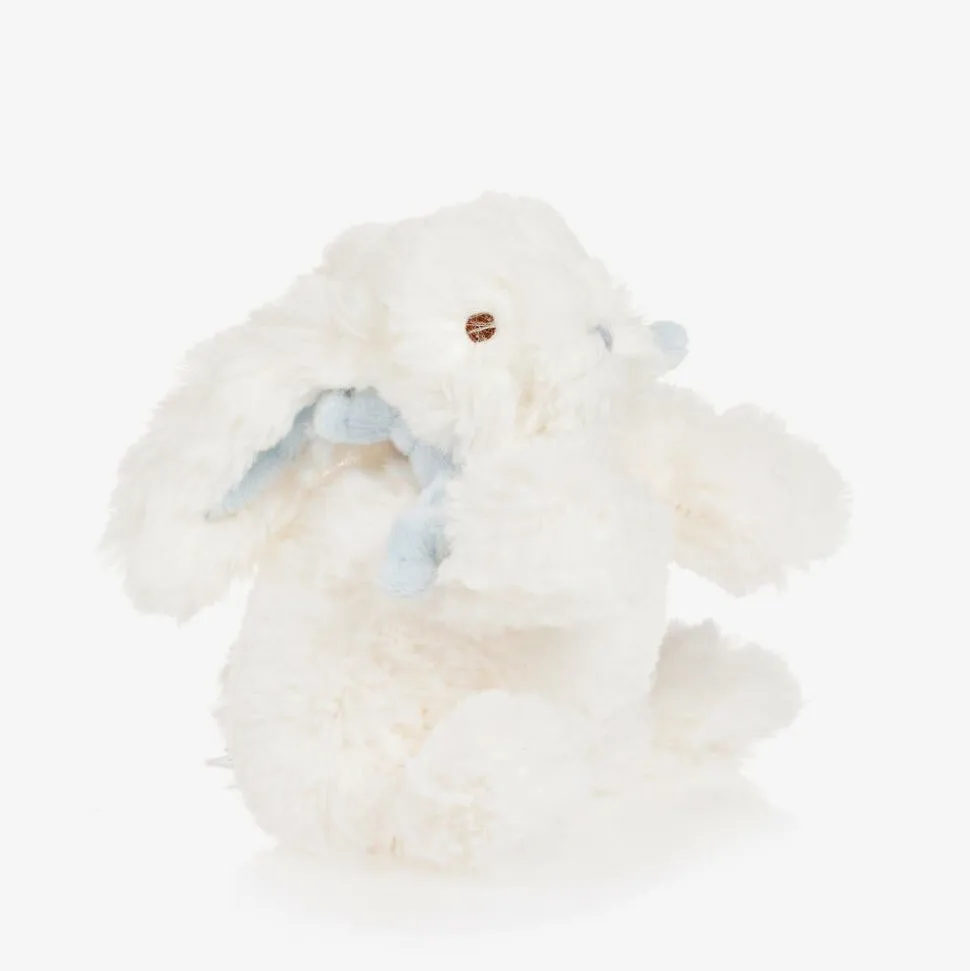 Ivory & Blue Plush Bunny Soft Toy (16cm)