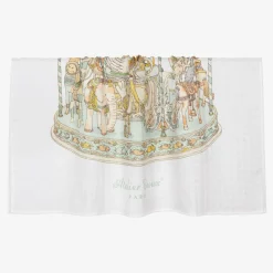 Ivory & Green Carousel Swaddle (97cm)