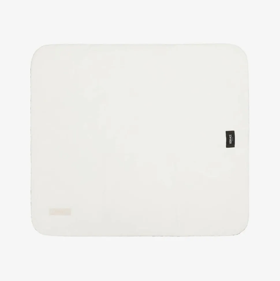 Ivory & Grey Barocco Blanket (75cm)