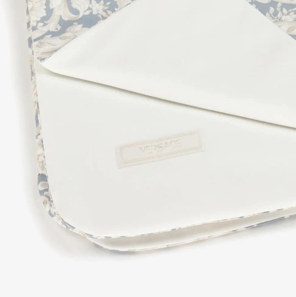 Ivory & Grey Barocco Blanket (75cm)