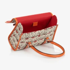 Ivory & Orange Handbag (27cm)