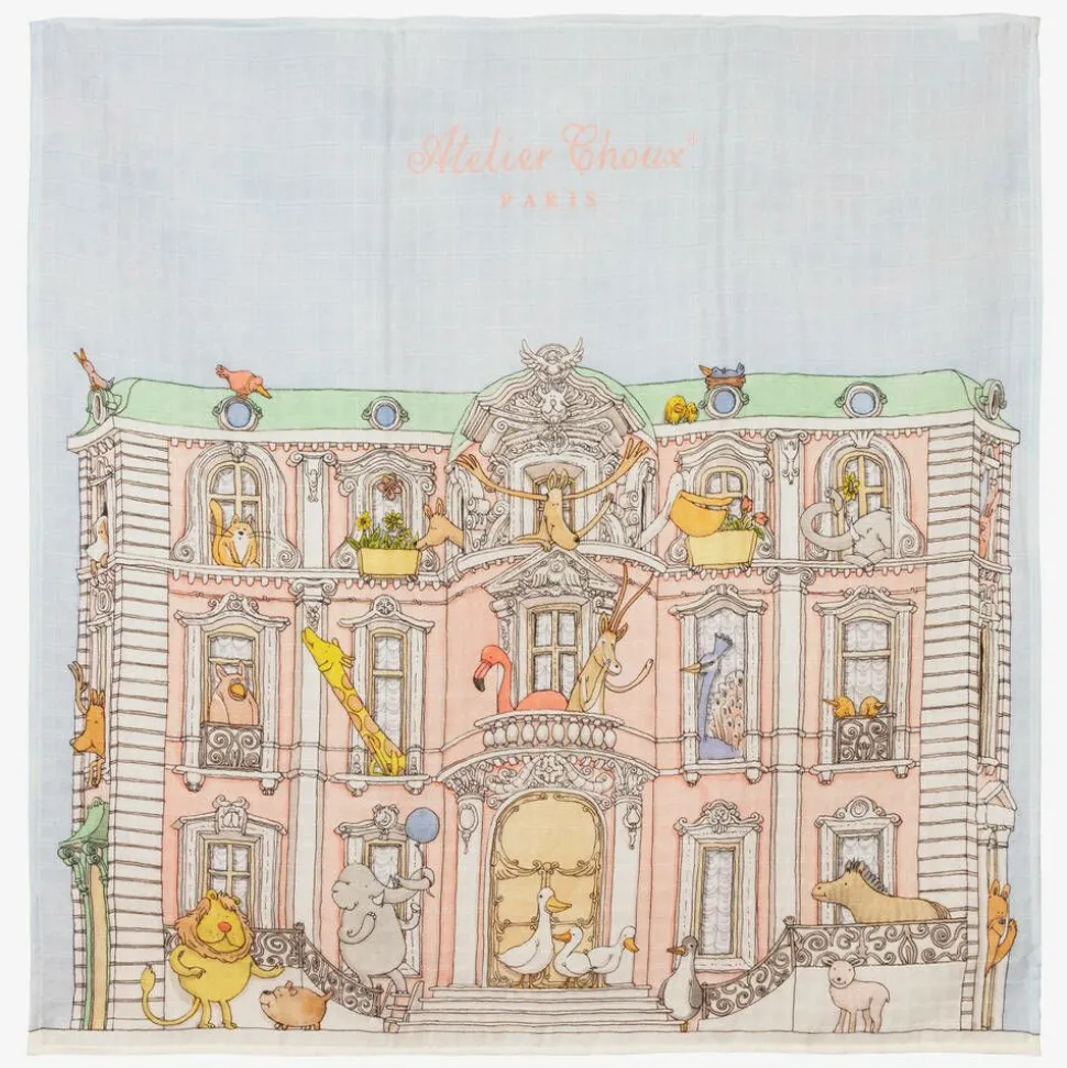 Ivory & Pink Organic Cotton Swaddles (3 Pack)