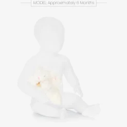 Ivory & Pink Plush Bunny Soft Toy (16cm)