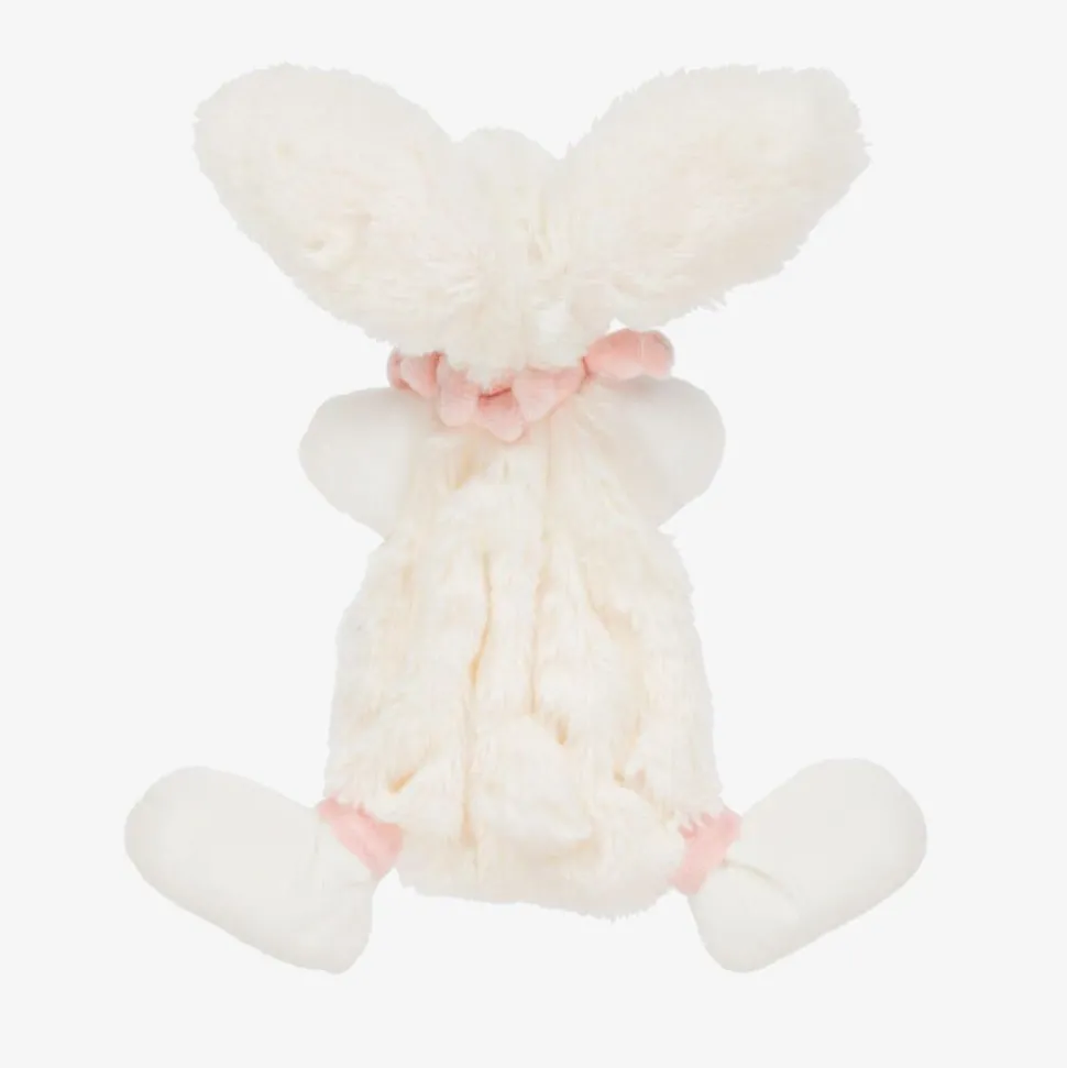 Ivory & Pink Plush Bunny Doudou (26cm)