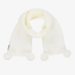Ivory Belle Knitted Scarf (88cm)