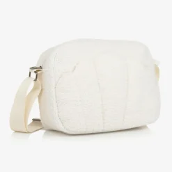 Ivory Bouclé Shell Changing Bag (34cm)