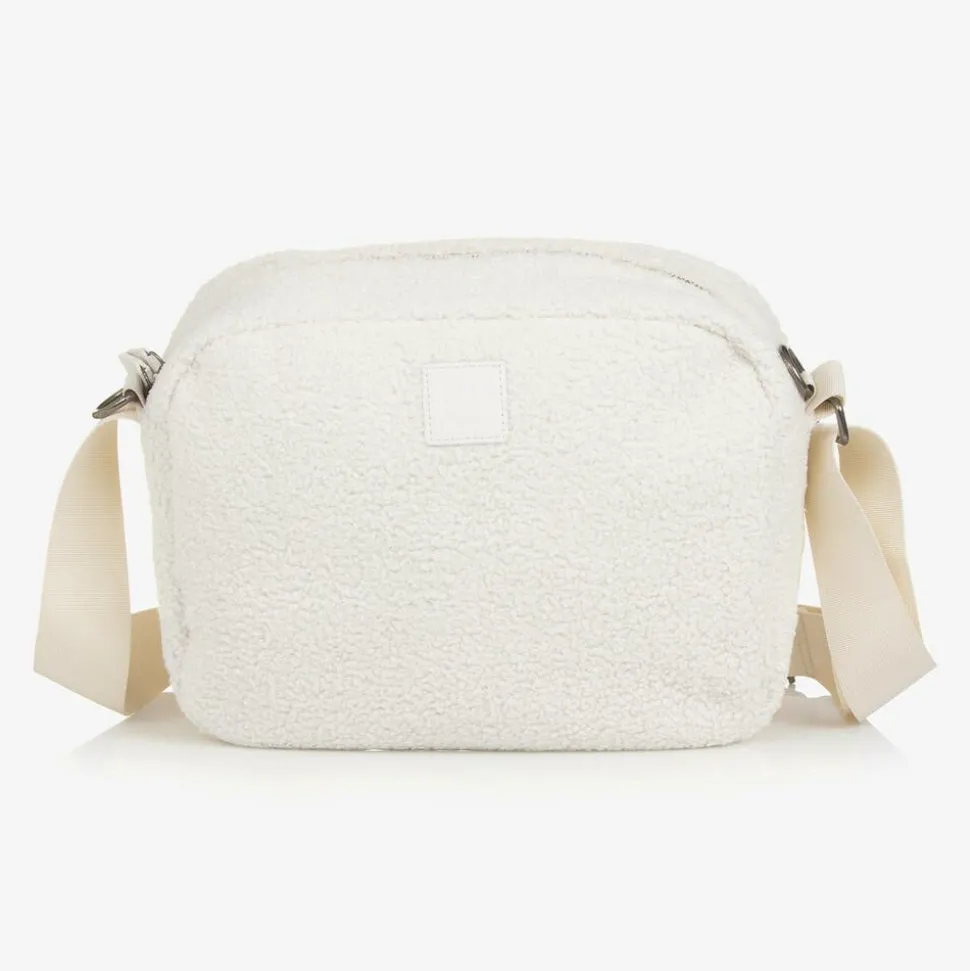 Ivory Bouclé Shell Changing Bag (34cm)