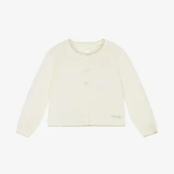 Ivory Cashmere Angel Wing Cardigan