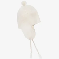 Ivory Cashmere Knit Hat