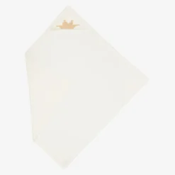 Ivory Cotton & Cashmere Hooded Blanket (95cm)