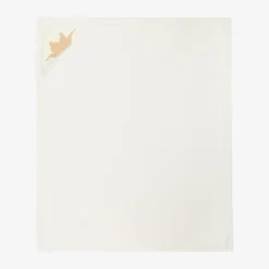 Ivory Cotton & Cashmere Hooded Blanket (95cm)