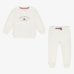 Ivory Cotton Baby Tracksuit