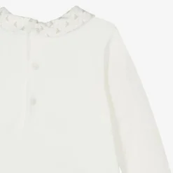 Ivory Cotton Babysuit Set