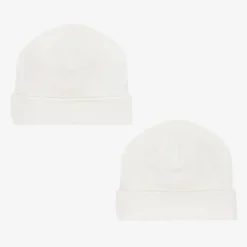 Ivory Cotton Blanket & Hat Gift Set