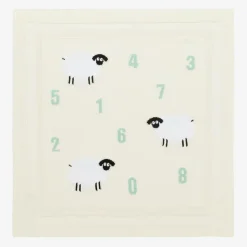 Ivory Cotton Counting Sheep Blanket (73cm)