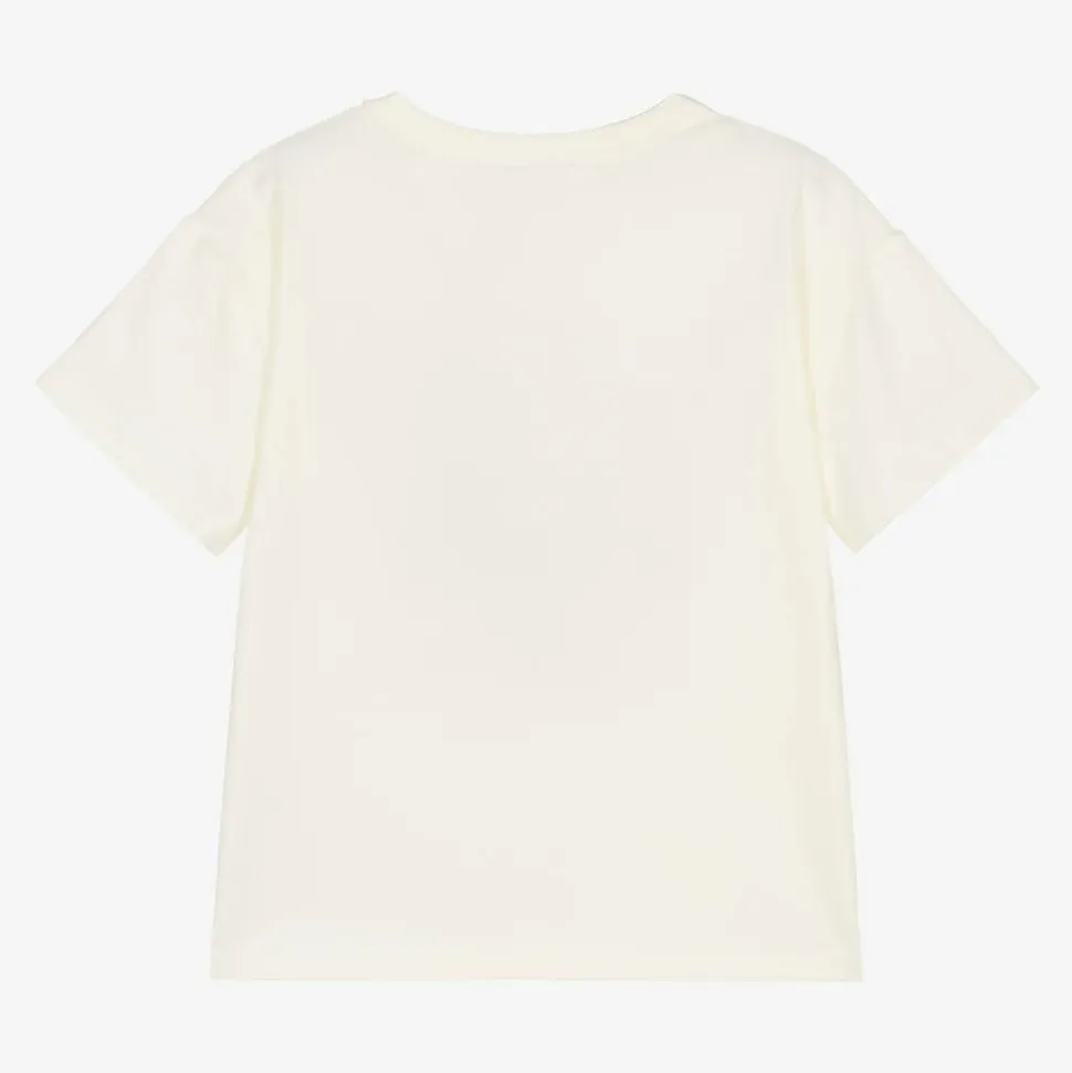 Ivory Cotton Lobster T-Shirt