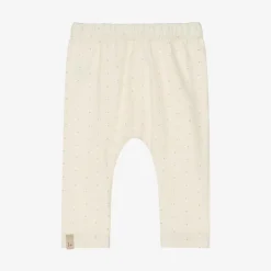 Ivory Cotton Star Leggings