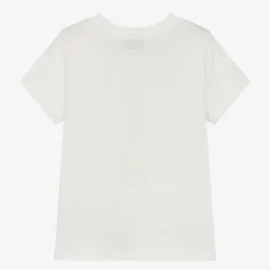 Ivory Cotton Teddy Bear T-Shirt