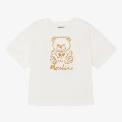 Ivory Cotton Teddy Bear T-Shirt