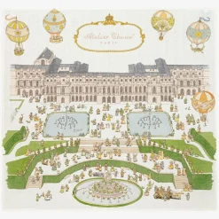 Ivory Cotton Versailles Swaddle (100cm)