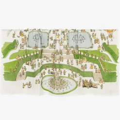 Ivory Cotton Versailles Swaddle (100cm)