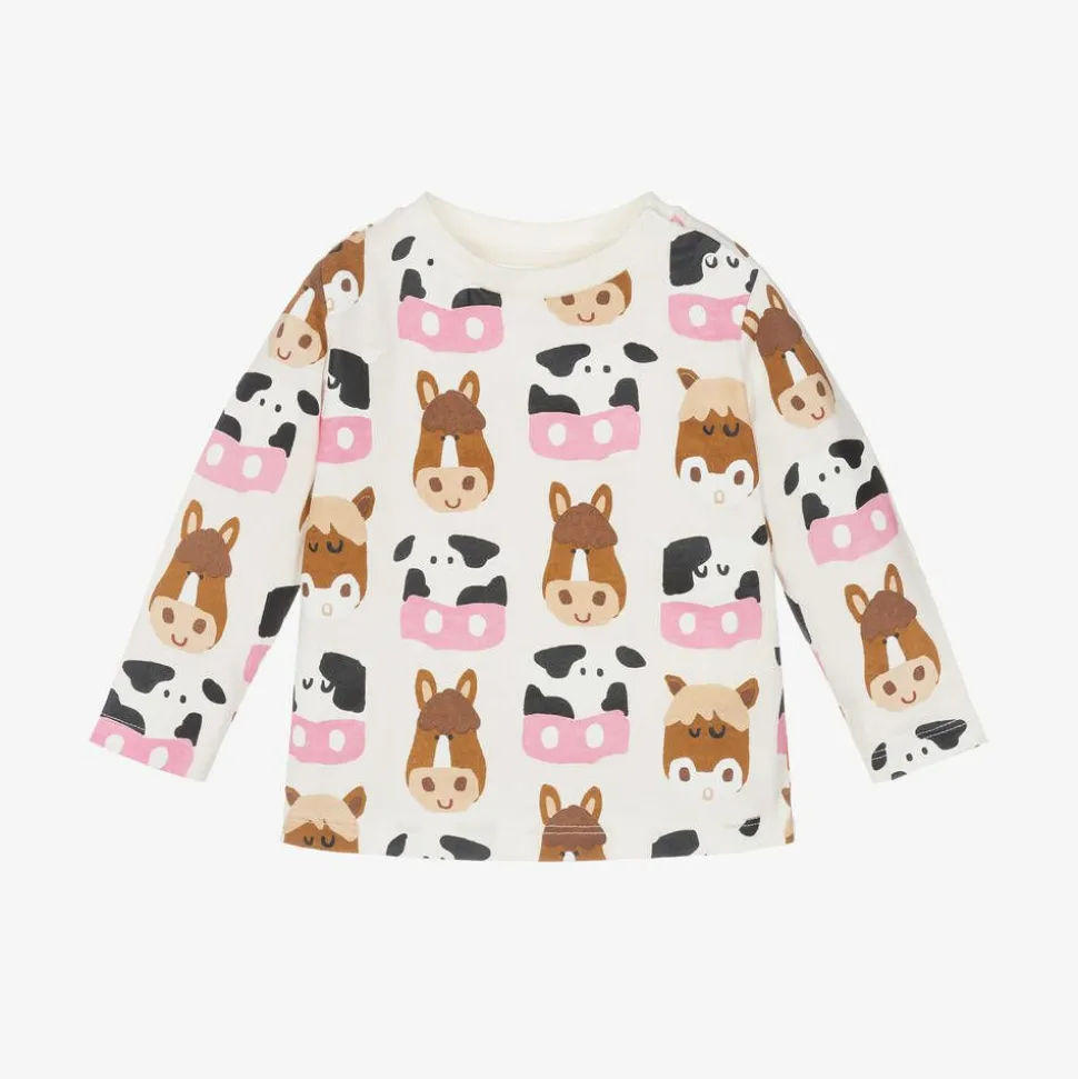 Ivory Farm Animal Organic Cotton Top
