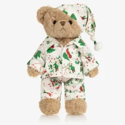 Ivory Festive Pyjama Teddy Bear (34cm)