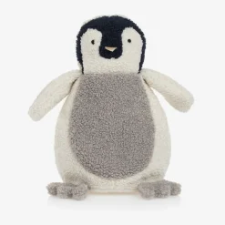 Ivory Fleece Penguin Backpack (30cm)