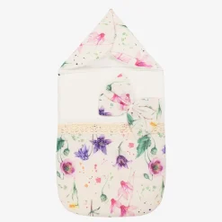 Ivory Floral Baby Nest (72cm)