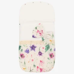 Ivory Floral Baby Nest (72cm)