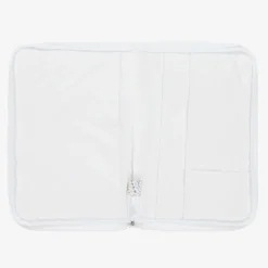 Ivory Floral Cotton Pouch (28cm)