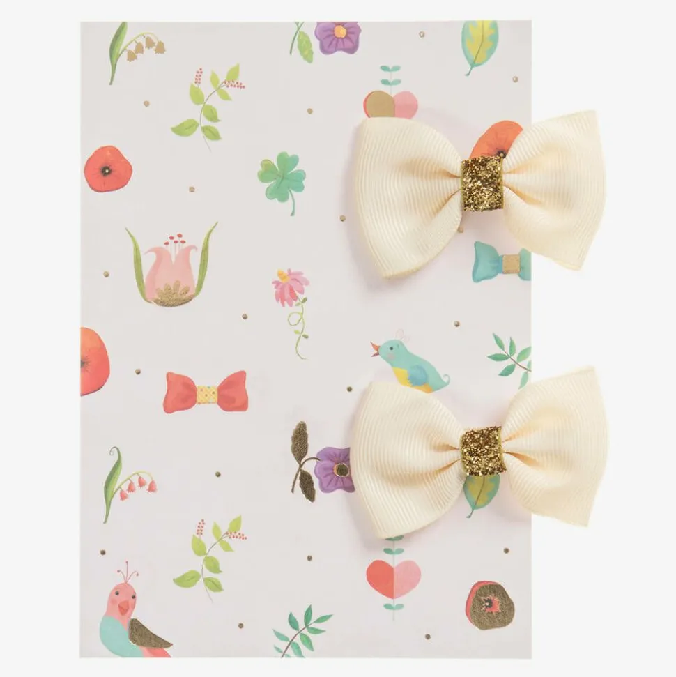 Ivory Hair Clips (2 Pack)