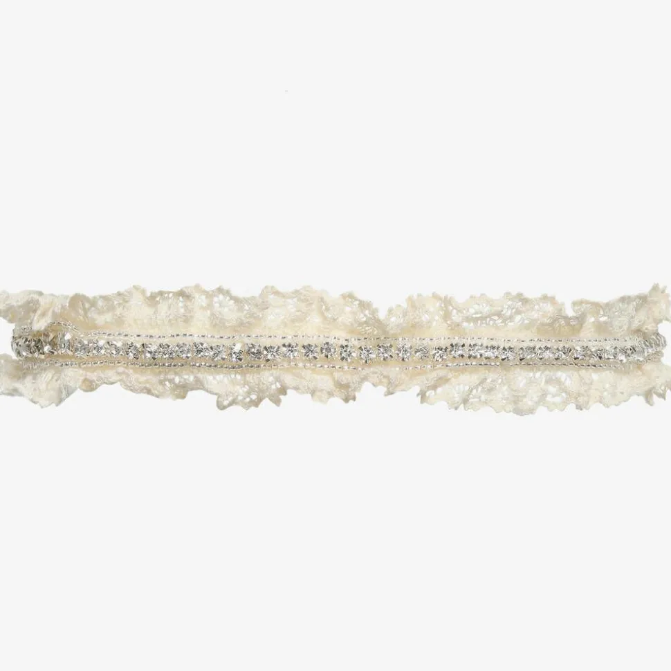 Ivory Lace Headband