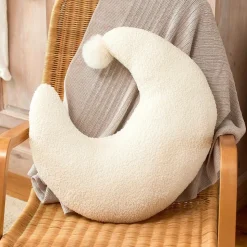 Ivory Moon Bouclé Fleece Nursing Pillow (52cm)