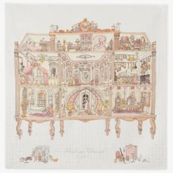 Ivory Organic Cotton Swaddle & Bib Set