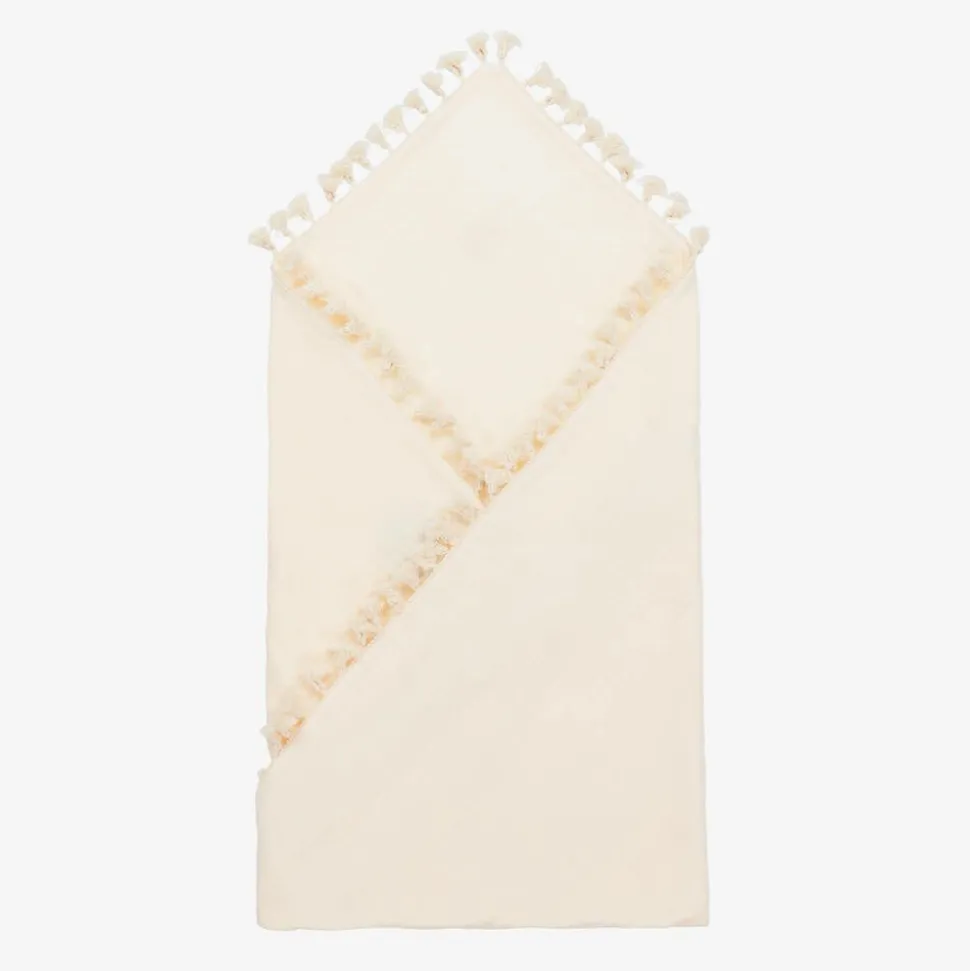 Ivory Organic Cotton Swaddle (100cm)