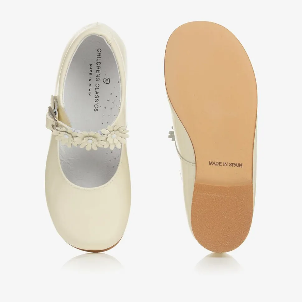 Ivory Patent Leather Shoes