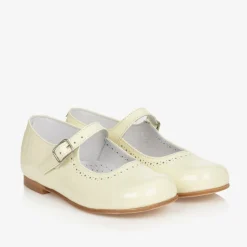Ivory Patent Leather Shoes