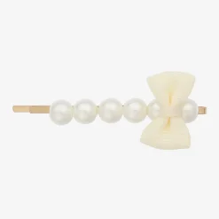 Ivory Pearl Hair Clip (5cm)