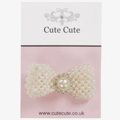 Ivory Pearl Hair Clip (6cm)