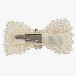 Ivory Pearl Hair Clip (6cm)
