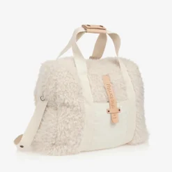 Ivory Sherpa Fleece Changing Bag (48cm)