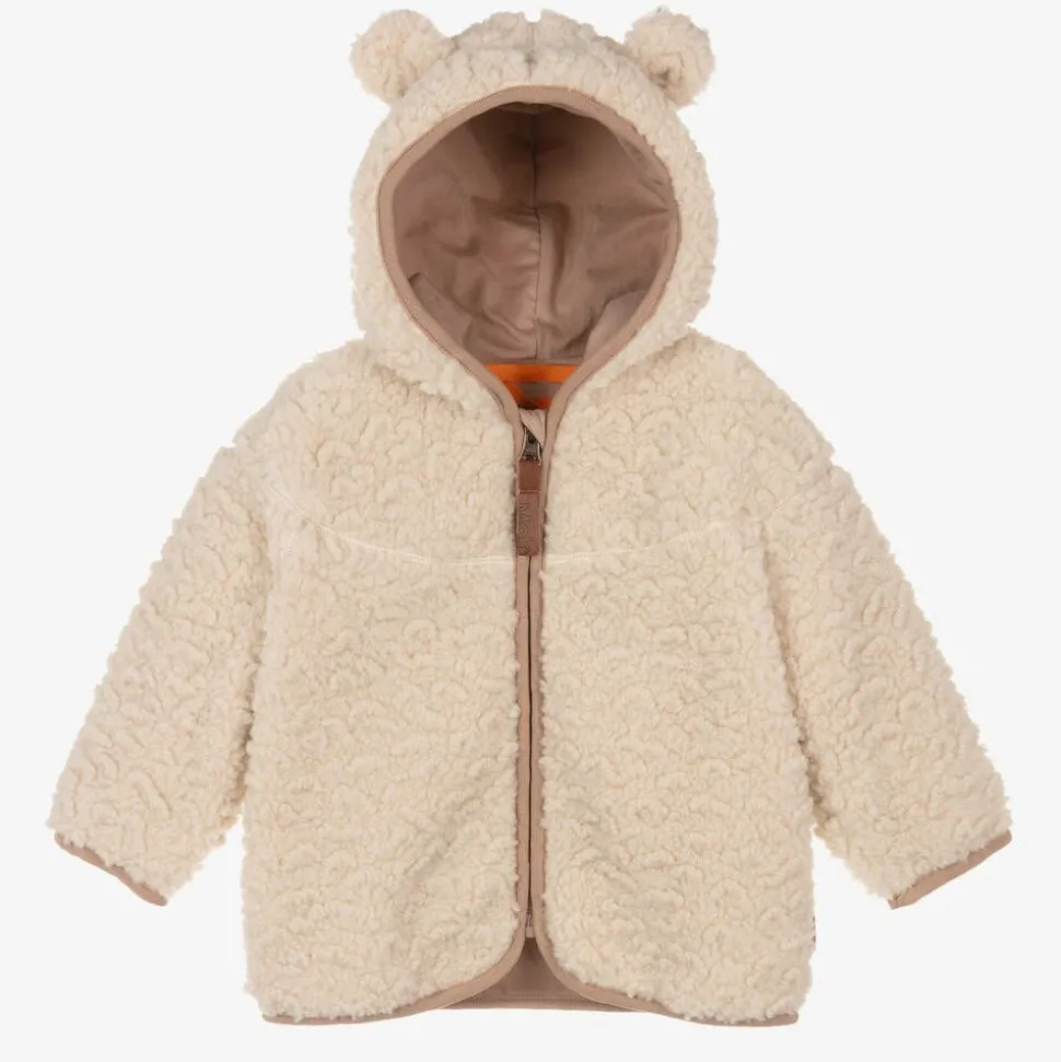 Ivory Sherpa Fleece Jacket