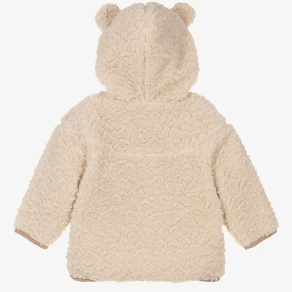 Ivory Sherpa Fleece Jacket