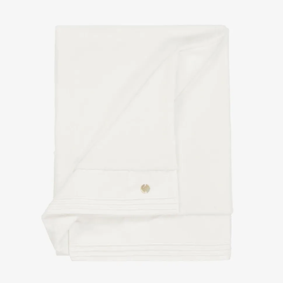 Ivory Velour Baby Blanket (87cm)